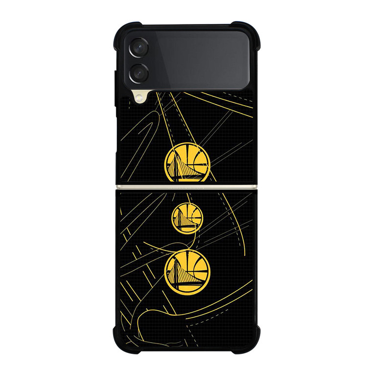 GOLDEN STATE WARRIORS SHOES SILHOUETTE  Samsung Galaxy Z Flip 3 Case Cover