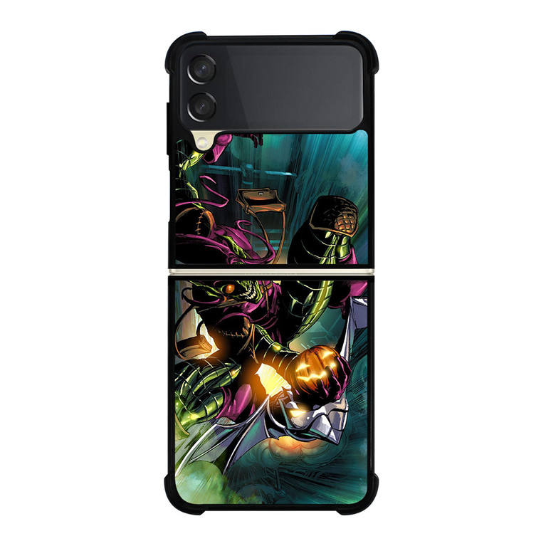 GREEN GOBLIN SPIDERMAN CARTOON  Samsung Galaxy Z Flip 3 Case Cover