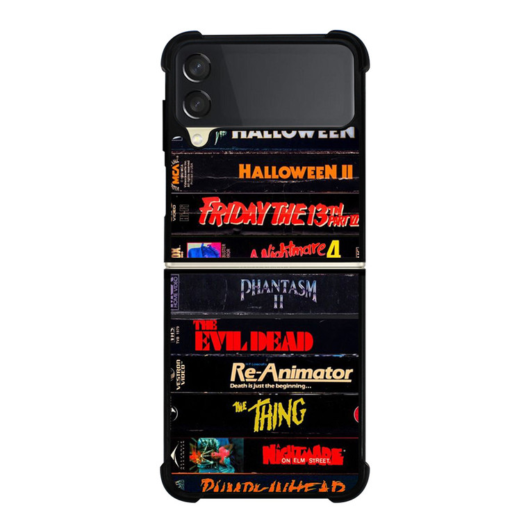 HORROR MOVIES CASSETTE COLLECTION  Samsung Galaxy Z Flip 3 Case Cover