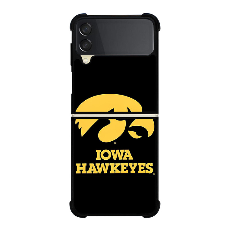 IOWA HAWKEYES FOOTBALL LOGO  Samsung Galaxy Z Flip 3 Case Cover