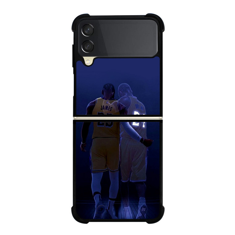 KOBE BRYANT LEBRON JAMES LA LAKERS  Samsung Galaxy Z Flip 3 Case Cover