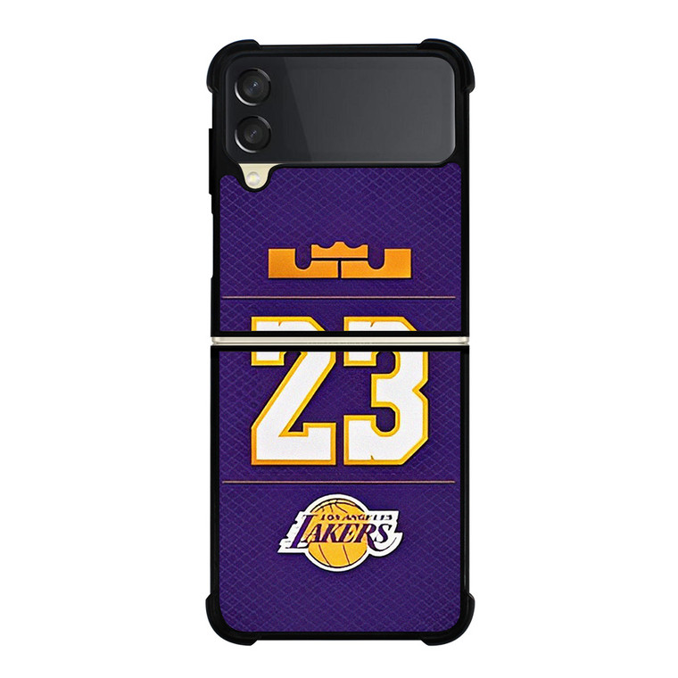 LOS ANGELES LAKERS LEBRON JAMES ICON  Samsung Galaxy Z Flip 3 Case Cover