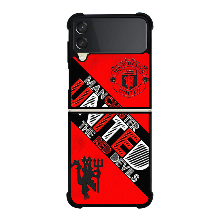 MANCHESTER UNITED THE RED DEVILS  Samsung Galaxy Z Flip 3 Case Cover