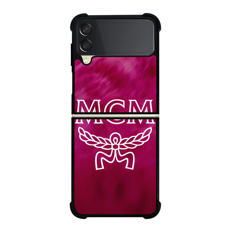 MCM WORLDWIDE PURPLE  Samsung Galaxy Z Flip 3 Case Cover