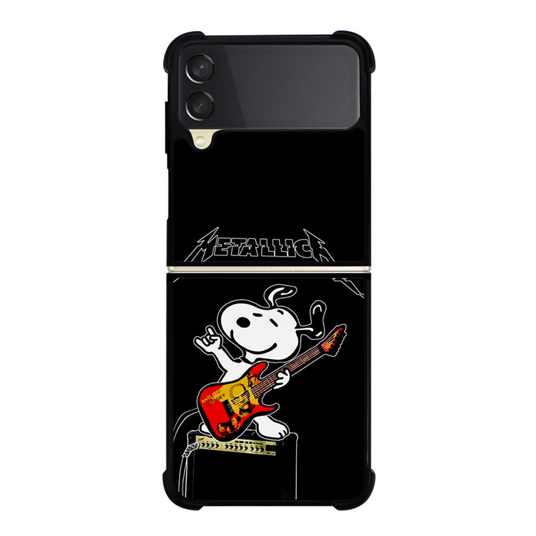 METALLICA BAND SNOOPY  Samsung Galaxy Z Flip 3 Case Cover