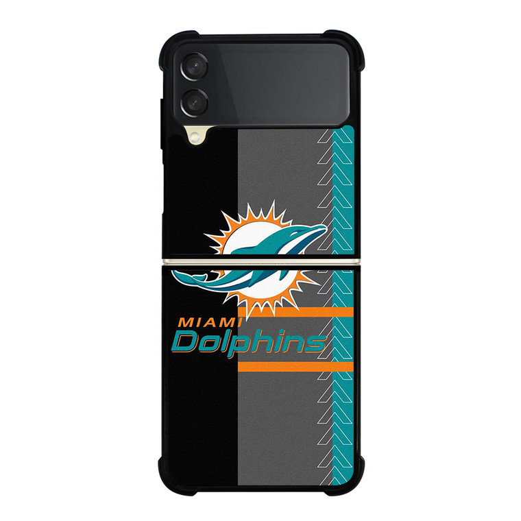 MIAMI DOLPHINS NFL FOOTBALL LOGO  Samsung Galaxy Z Flip 3 Case Cover