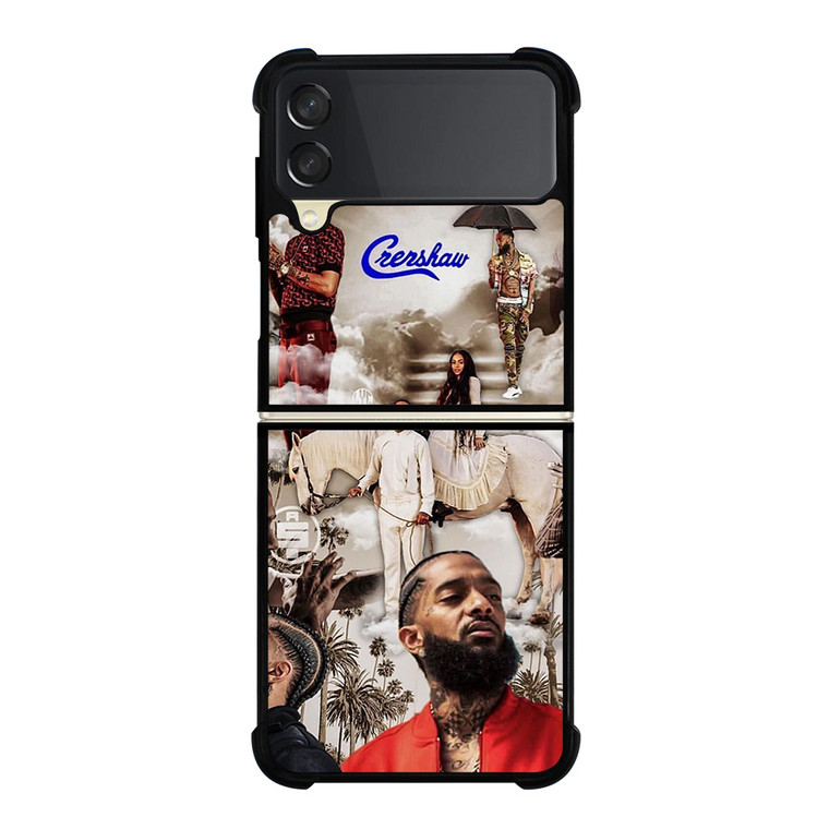 NIPSEY HUSSLE CRENSHAW RAPPER  Samsung Galaxy Z Flip 3 Case Cover