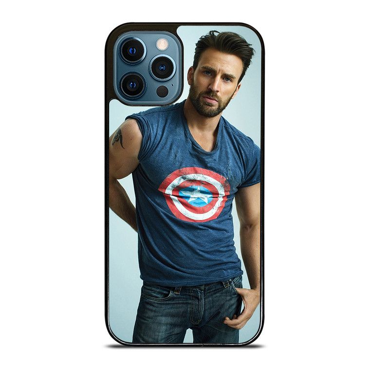 CHRIS EVANS HANDSOME CAPTAIN AMERICA  iPhone 12 Pro Max Case Cover