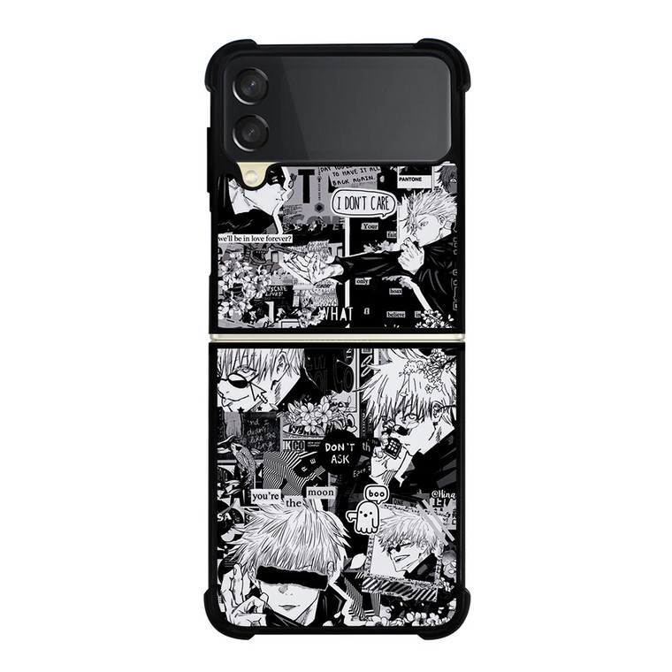 SATORU GOJO JUJUTSU KAISEN MANGA  Samsung Galaxy Z Flip 3 Case Cover