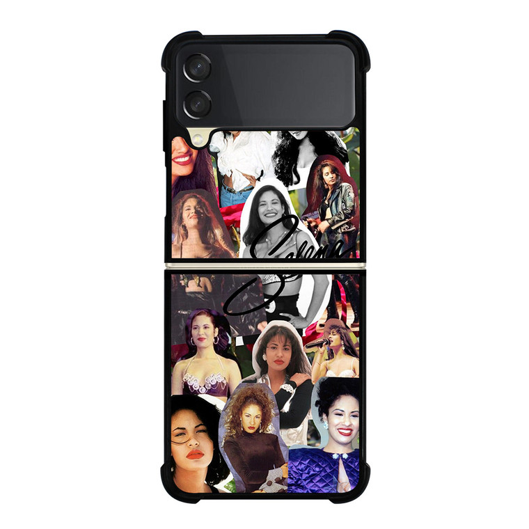 SELENA QUINTANILLA SINGER COLLAGE  Samsung Galaxy Z Flip 3 Case Cover