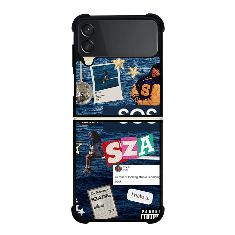 SZA SOS ALBUM COLLAGE  Samsung Galaxy Z Flip 3 Case Cover