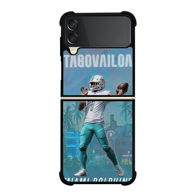 TUA TAGOVAILOA MIAMI DOLPHINS  Samsung Galaxy Z Flip 3 Case Cover