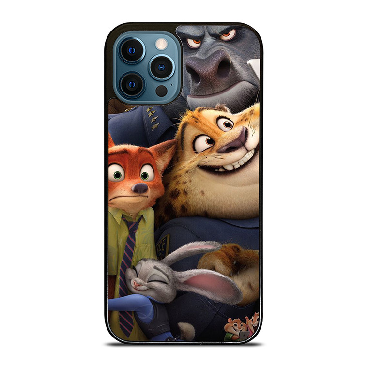 DISNEY ZOOTOPIA CARTOON ALL CHARACTERS  iPhone 12 Pro Max Case Cover