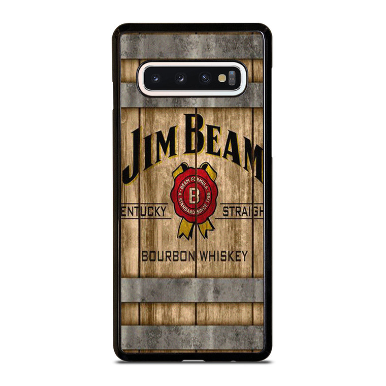 JIM BEAM WHISKEY WOOD LOGO  Samsung Galaxy S10 Case Cover