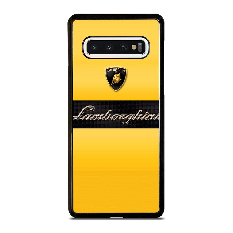 LAMBORGHINI YELLOW LOGO  Samsung Galaxy S10 Case Cover