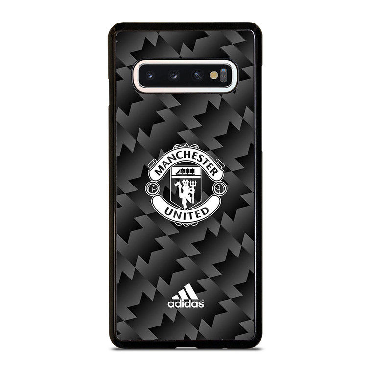 MANCHESTER UNITED ADIDAS BLACK KIT  Samsung Galaxy S10 Case Cover