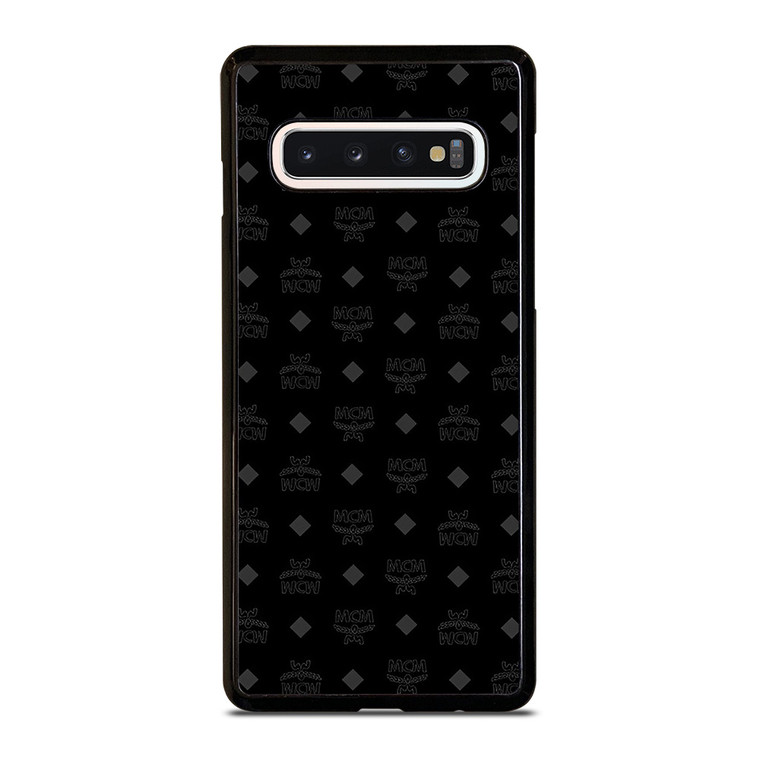MCM WORLDWIDE TRIPPLE BLACK  Samsung Galaxy S10 Case Cover