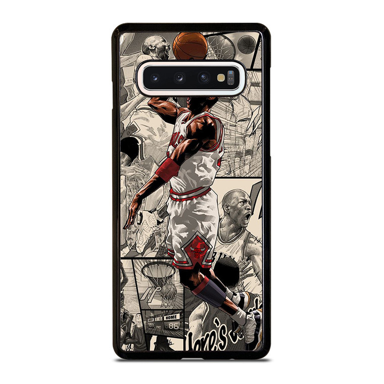 MICHAEL JORDAN MANGA ART  Samsung Galaxy S10 Case Cover