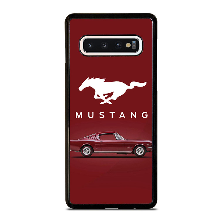 MUSTANG FASTBACK LOGO  Samsung Galaxy S10 Case Cover MUSTANG FASTBACK LOGO  Samsung Galaxy S10 Case Cover