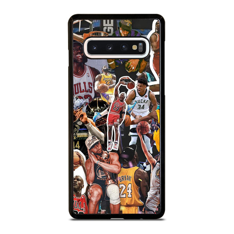 NBA BASKETBALL LEGENDS COLLAGE  Samsung Galaxy S10 Case Cover