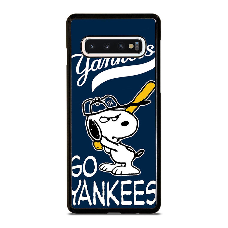 NEW YORK YANKEES SNOOPY CARTOON  Samsung Galaxy S10 Case Cover NEW YORK YANKEES SNOOPY CARTOON  Samsung Galaxy S10 Case Cover