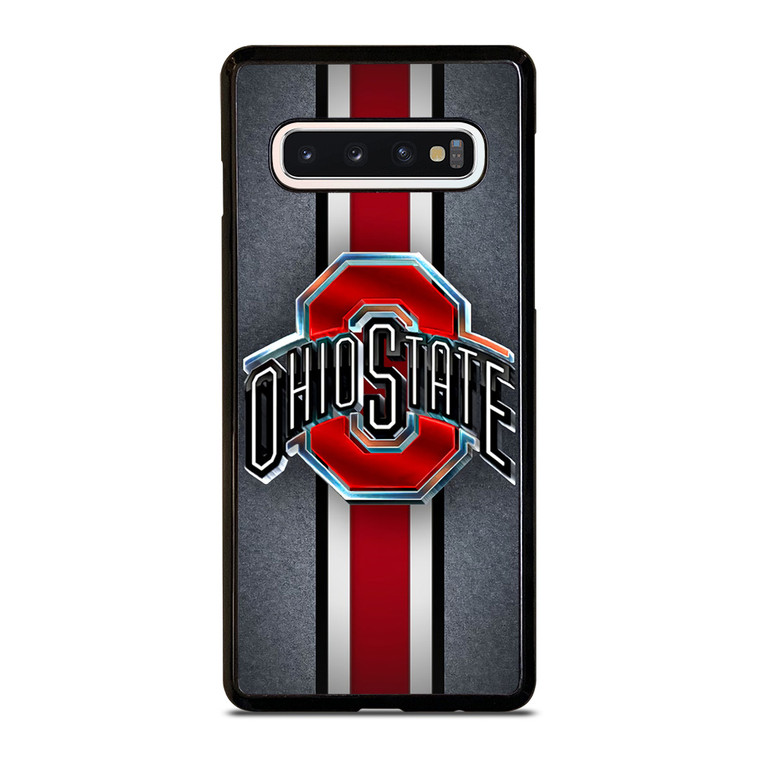OHIO STATE BUCKEYES METAL LOGO  Samsung Galaxy S10 Case Cover