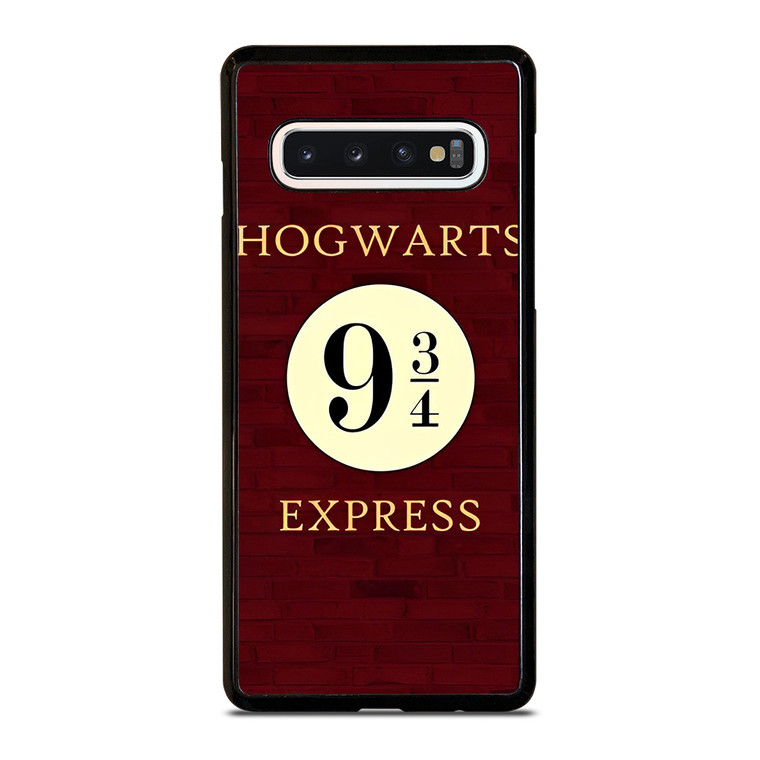 PLATFORM 9 AND THREE QUARTERS HOGWARTS EXPRESS  Samsung Galaxy S10 Case Cover