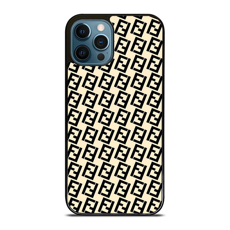 FENDI ROMA PATTERN  iPhone 12 Pro Max Case Cover