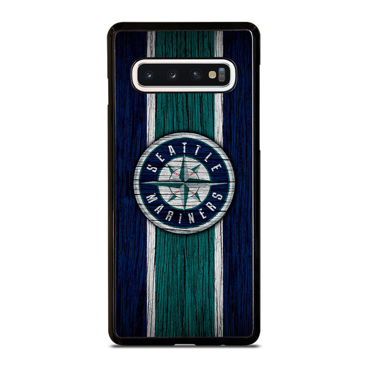 SEATTLE MARINERS WOODEN STRIPE LOGO  Samsung Galaxy S10 Case Cover