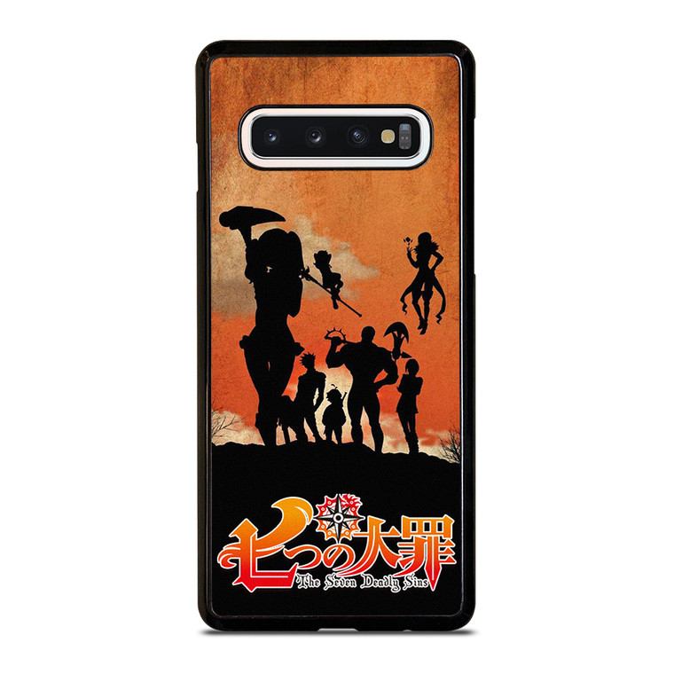 SEVEN DEADLY SINS ANIME SILHOUETTE  Samsung Galaxy S10 Case Cover
