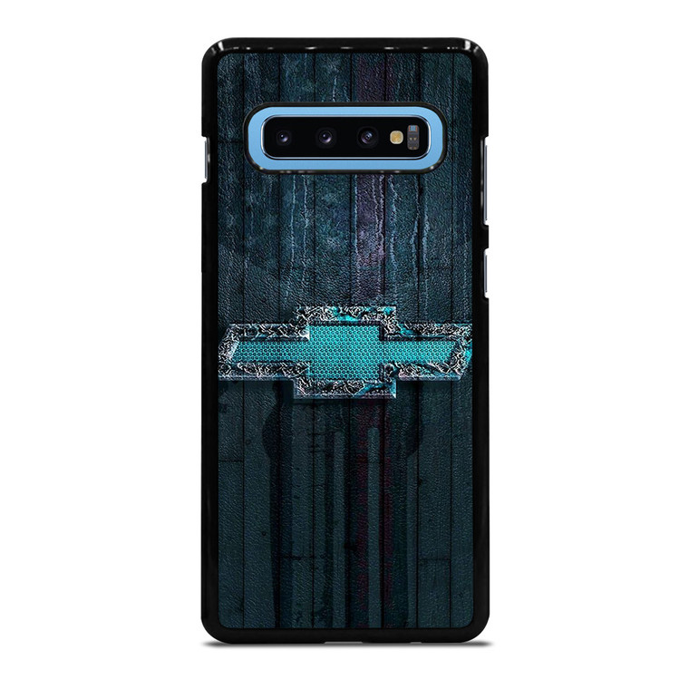 CHEVY CHEVROLET USA FLAG PUNISHER SKULL  Samsung Galaxy S10 Plus Case Cover