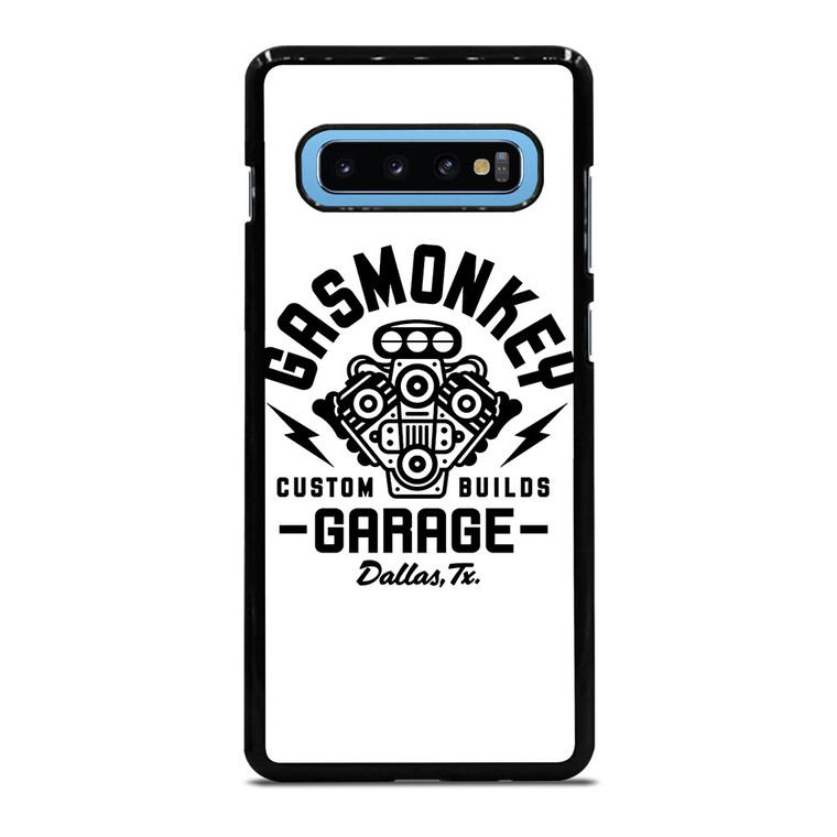 GAS MONKEY GARAGE WHITE LOGO  Samsung Galaxy S10 Plus Case Cover