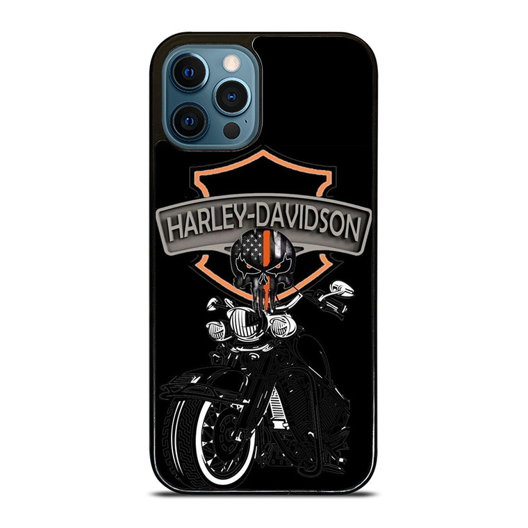 HARLEY DAVIDSON MOTOR SKULL BADGE  iPhone 12 Pro Max Case Cover