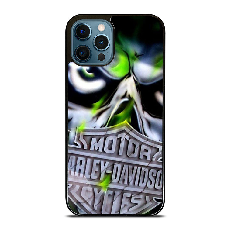 HARLEY DAVIDSON MOTOR SKULL DEMON  iPhone 12 Pro Max Case Cover