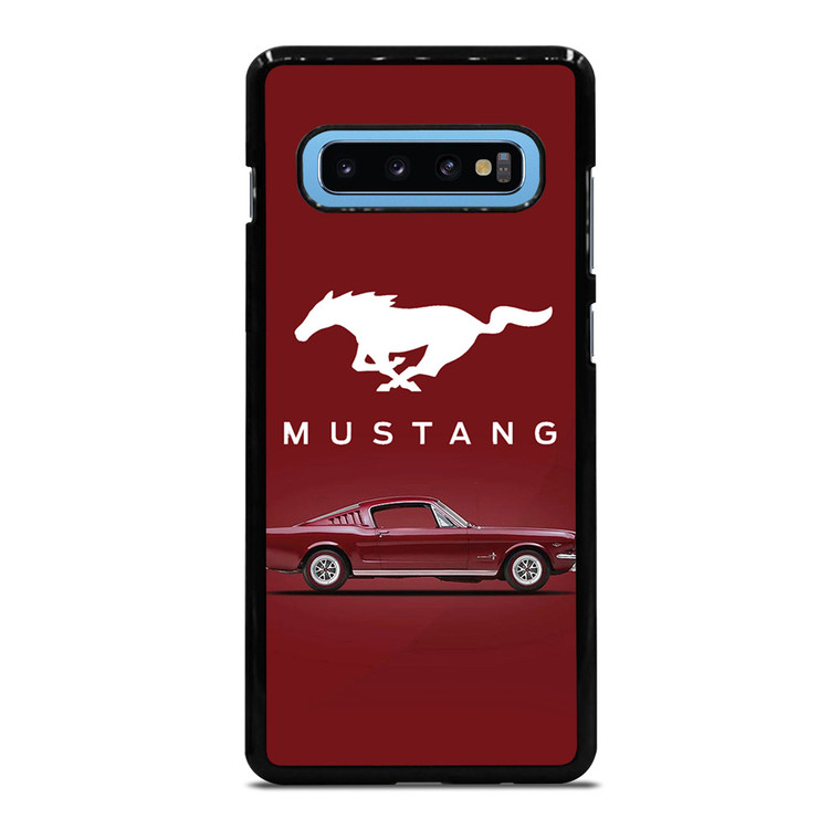 MUSTANG FASTBACK LOGO  Samsung Galaxy S10 Plus Case Cover MUSTANG FASTBACK LOGO  Samsung Galaxy S10 Plus Case Cover