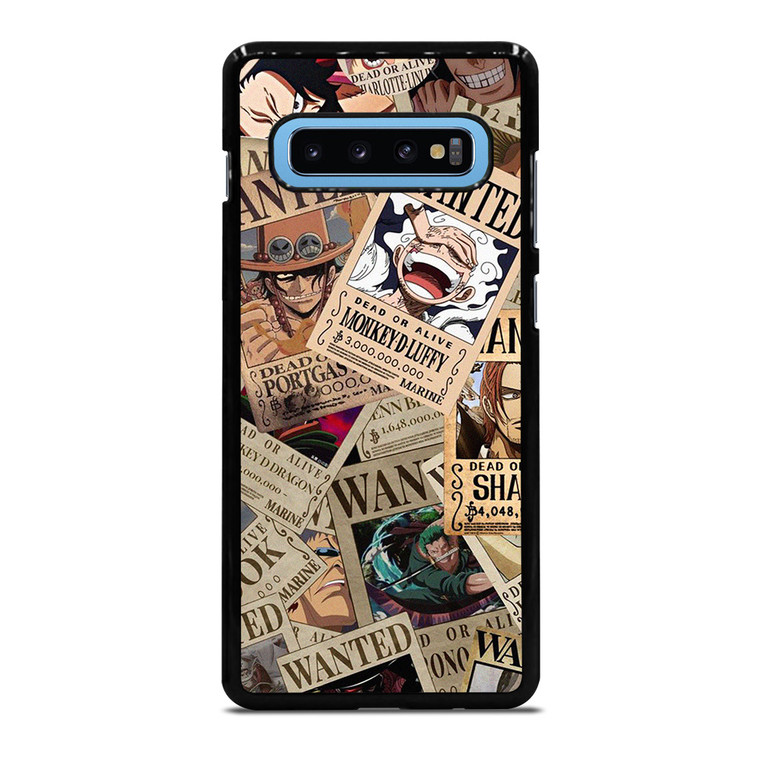 ONE PIECE POSTER WANTED COLLAGE  Samsung Galaxy S10 Plus Case Cover ONE PIECE POSTER WANTED COLLAGE  Samsung Galaxy S10 Plus Case Cover