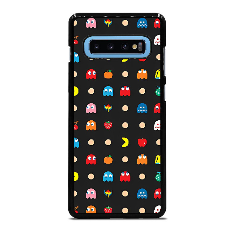 PAC MAN DOODLE PATTERN  Samsung Galaxy S10 Plus Case Cover PAC MAN DOODLE PATTERN  Samsung Galaxy S10 Plus Case Cover