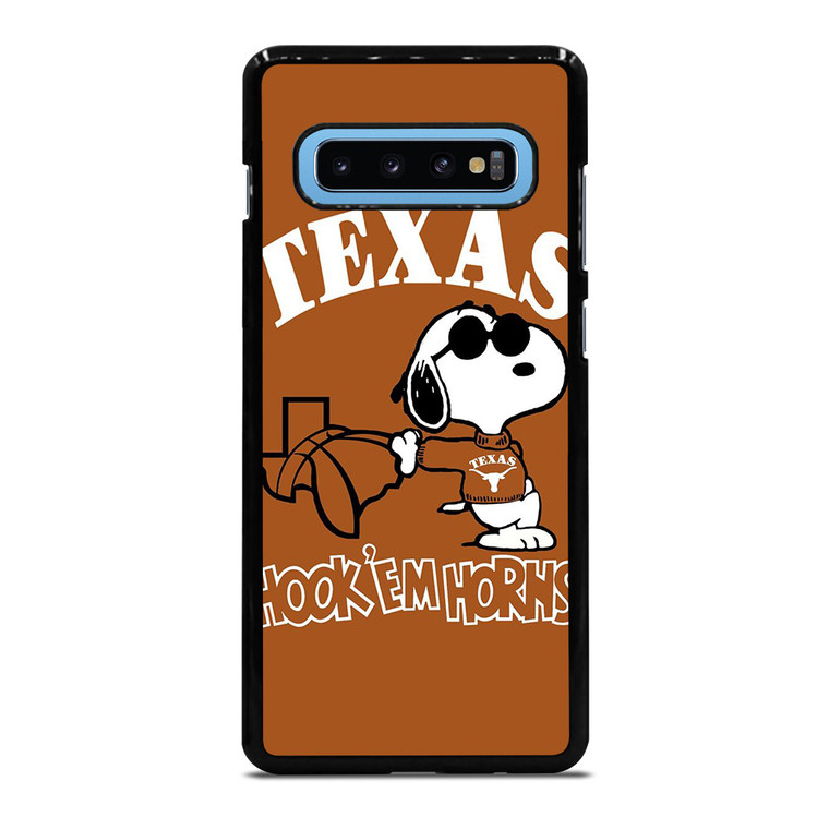 TEXAS LONGHORNS FOOTBALL SNOOPY  Samsung Galaxy S10 Plus Case Cover
