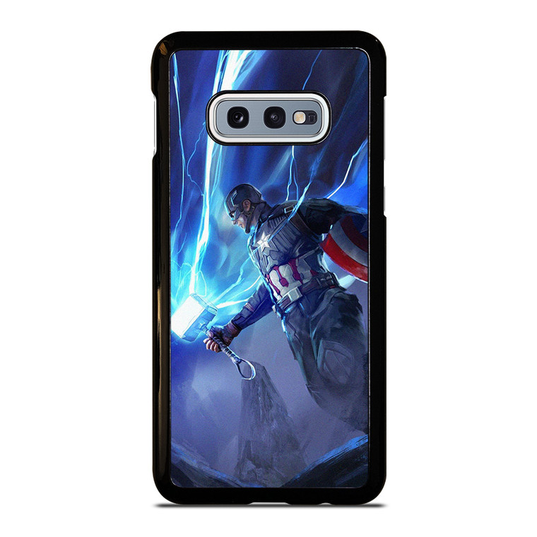 CAPTAIN AMERICA X THOR HAMMER 3  Samsung Galaxy S10e Case Cover