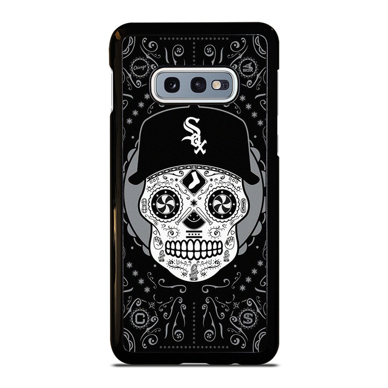 CHICAGO WHITE SOX SKULL PATTERN  Samsung Galaxy S10e Case Cover