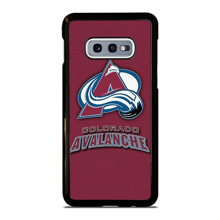 COLORADO AVALANCHE RED CARBON LOGO  Samsung Galaxy S10e Case Cover