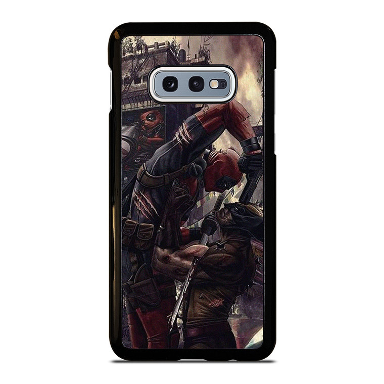 DEADPOOL VS WOLVERINE FIGHTING  Samsung Galaxy S10e Case Cover