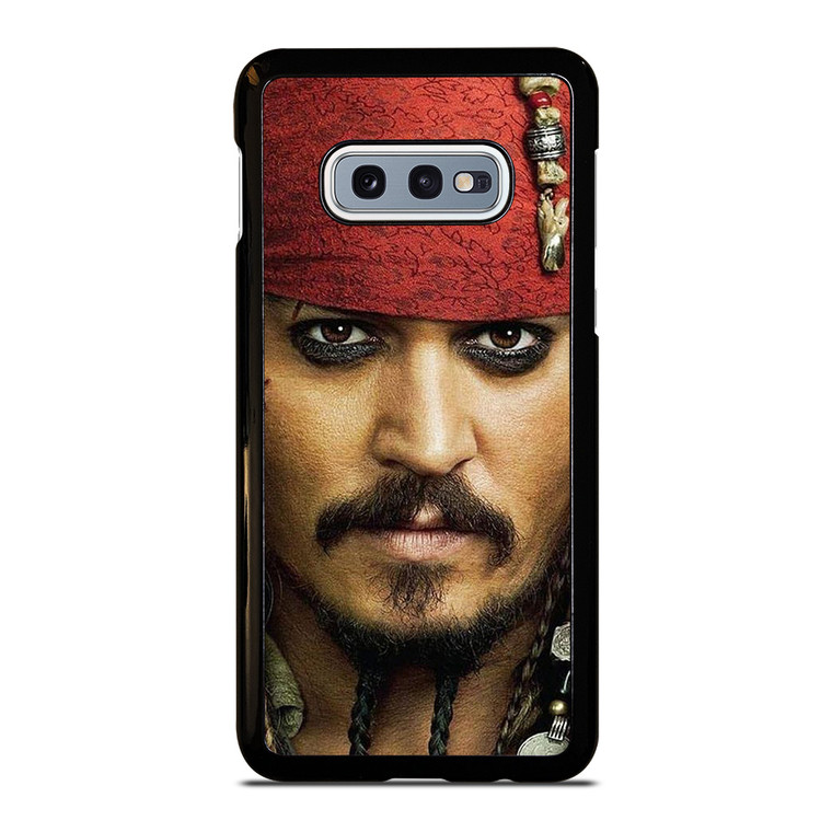 JACK SPARROW FACE PIRATES OF THE CARIBBEAN  Samsung Galaxy S10e Case Cover
