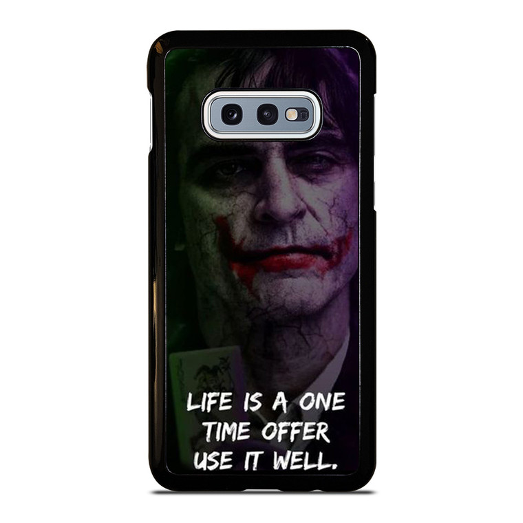 JOKER JOAQUIN PHOENIX QUOTES  Samsung Galaxy S10e Case Cover