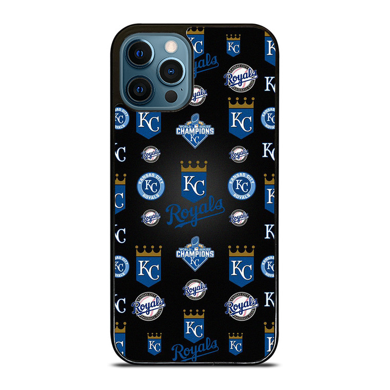 KANSAS CITY ROYALS LOGO PATTERN  iPhone 12 Pro Max Case Cover