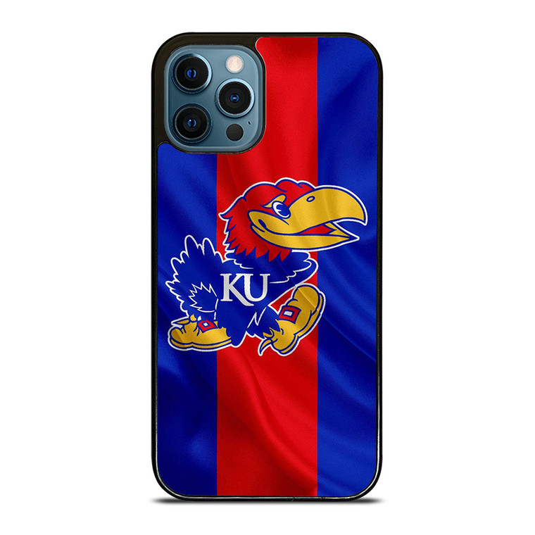 KANSAS JAYHAWKS FOOTBALL FLAG  iPhone 12 Pro Max Case Cover