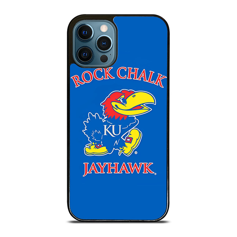 KANSAS JAYHAWKS ROCK CHALK  iPhone 12 Pro Max Case Cover