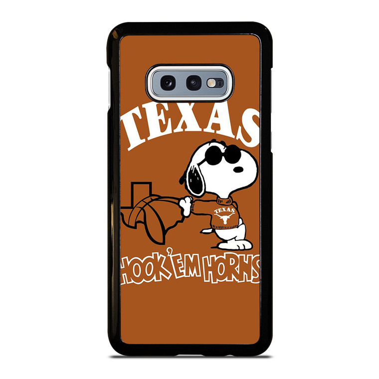 TEXAS LONGHORNS FOOTBALL SNOOPY  Samsung Galaxy S10e Case Cover