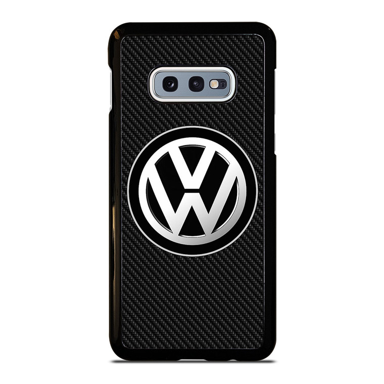 VW VOLKSWAGEN BLACK CARBON  Samsung Galaxy S10e Case Cover