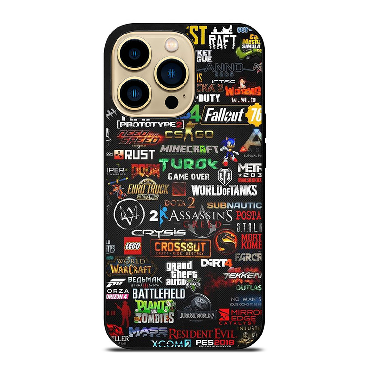 ALL GAMES LOGO CROSSOVER  iPhone 14 Pro Max Case Cover